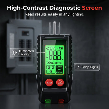 SafeCircuit Pro – Digitaler Schalterfinder & Steckdosentester